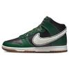 Dunk High Черно-зеленый с твиловым Swoosh DR8805-001