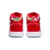Air Jordan 1 Mid SE GS Barcelona Sweater Детские кроссовки Красный Чили-Красный Белый DC7248-600