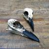 Goth Simulation Skeleton Crow Head Hairpin For Women Horror Hair Clip