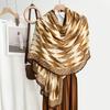 New Scarf Women's Autumn and Winter High-end Fashion Chain Cotton and Linen Scarf Women's Warm Yarn Shawl