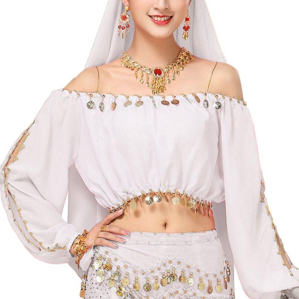 Сценический топ с кисточками и пайетками для танца живота, танцевальная одежда, сценический топ, сценические костюмы