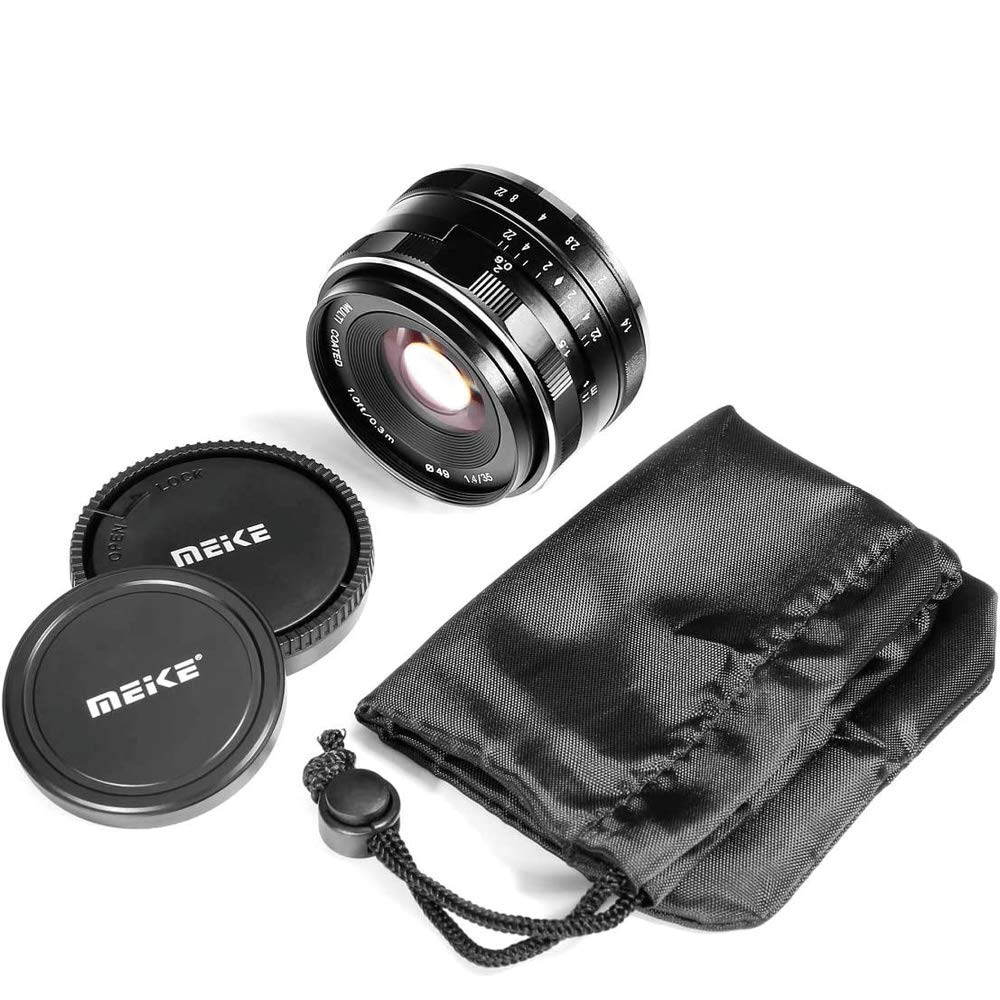 MeiKe 35мм Объектив Крепление Micro Four Thirds F1.4 [Крепление Micro 4/3] APS-C