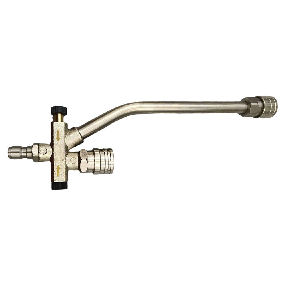 Насадка-пенообразователь с двойным клапаном, насадка для мойки высокого давления, цветные насадки, аксессуары для пеногенератора для мойки высокого давления