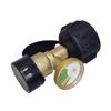 QCC Type Propane Tank Gauge Level Indicator Leak Detector Gas Pressure Meter for RV Camper, Cylinder, BBQ Gas Grill, Heater