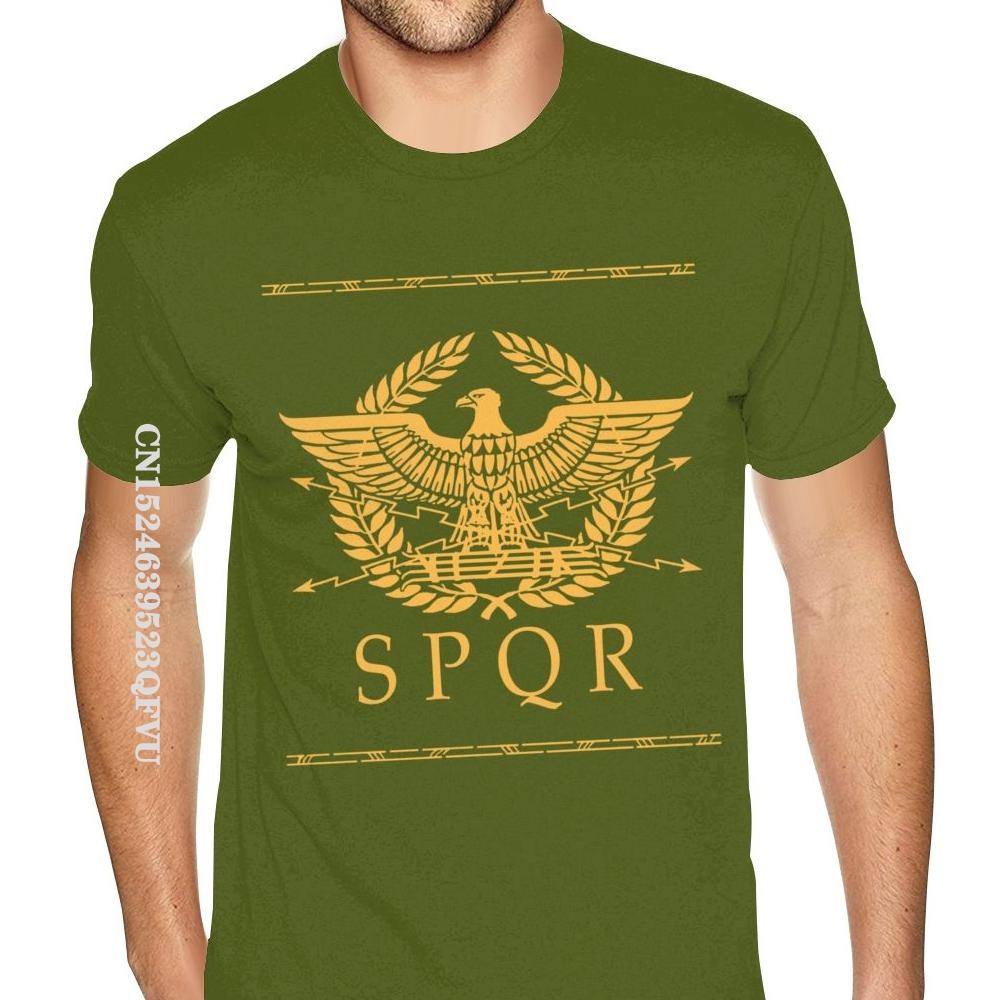 Мужская футболка Roman Empire SPQR большего размера для мужчин, футболки с художественным дизайном, футболки для мужчин из хлопка, повседневные, последние
