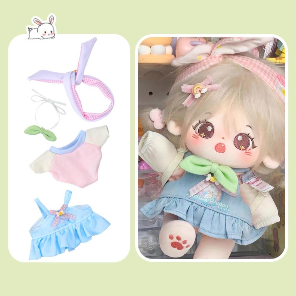 1 set Lolita Dress 20cm Cotton Doll Clothes Fashion No Attribute Doll Clothes  20cm Cotton Doll