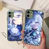 Genshin Impact Furina For iPhone 11 12 13 14 15 16 Pro Max Plus Matte Translucent Phone Cover