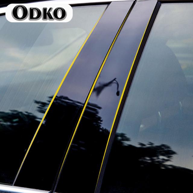 8 шт. Стойки кузова автомобиля для BMW X3 E83 2004-2005 2006 2007 2008 2009 2010 Накладки на стойки двери и окна BC Наклейки для декора