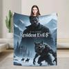 Плед из флиса Resident Evil Village Теплое постельное белье Плед для зимы Домашний декор Дети Взрослые Новинка Покрывало