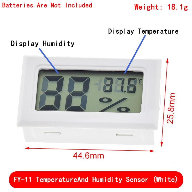 Mini LCD digital thermometer used for freezer temperature - 50-110℃ refrigerator thermometer indoor and outdoor waterproof probe