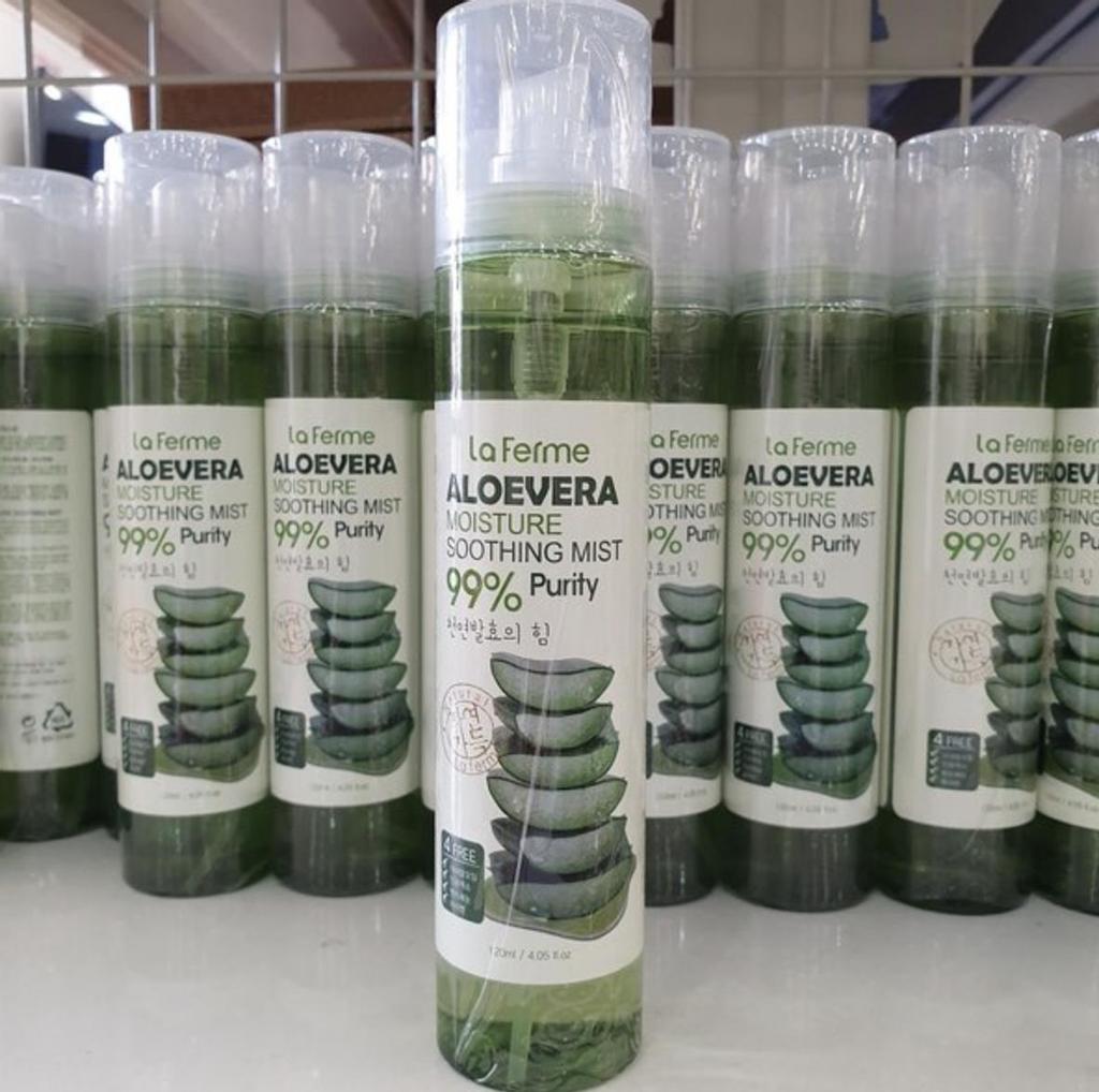 FARM STAY La Ferme Aloevera Увлажняющий успокаивающий спрей 120 мл (3 варианта)