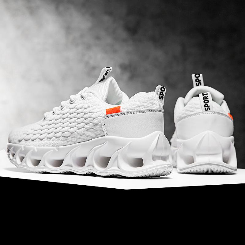 Мужские дышащие спортивные кроссовки с текстильным верхом