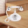 Desk Telephone Model Classic Rotary Dial Ornament Landline Phone for Birthday Special