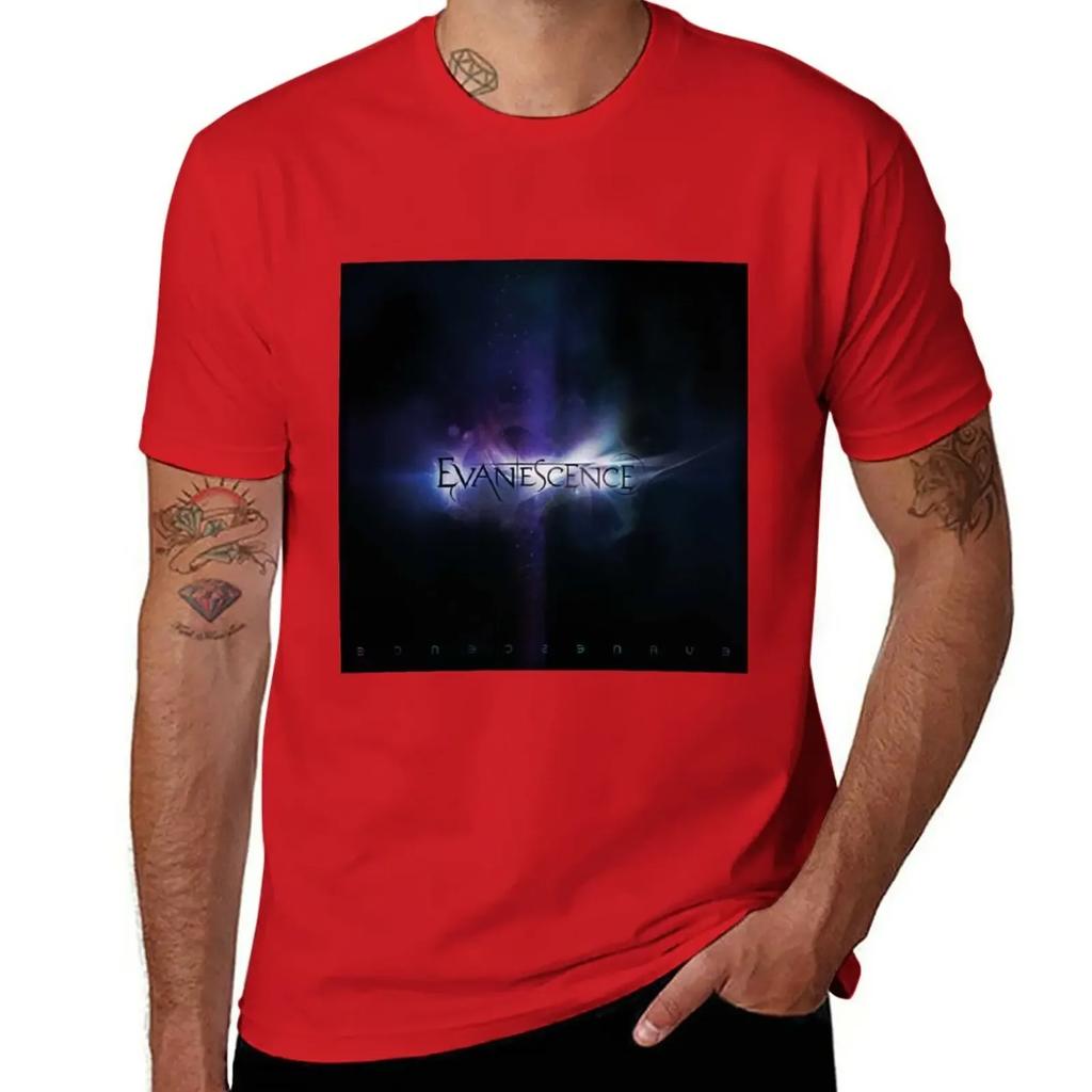 Evanescence Rock band T-Shirt kawaii clothes customizeds summer top men t shirts