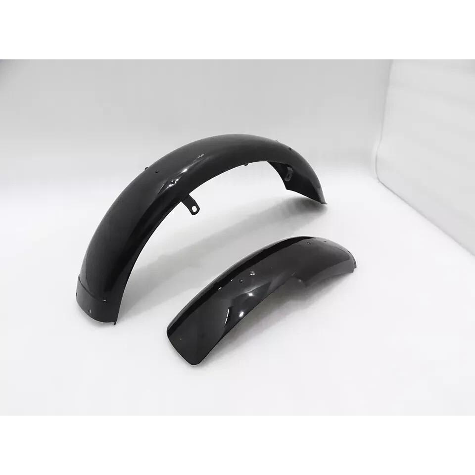 MATCHLESS G3L AJS 16M MILITARY MODEL BLACK PAINTED MUDGUARD SET & STAY |Fit For