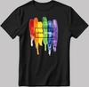 Pride LGBT 'Love Wins' T-Shirt: Rainbow Watercolor Design