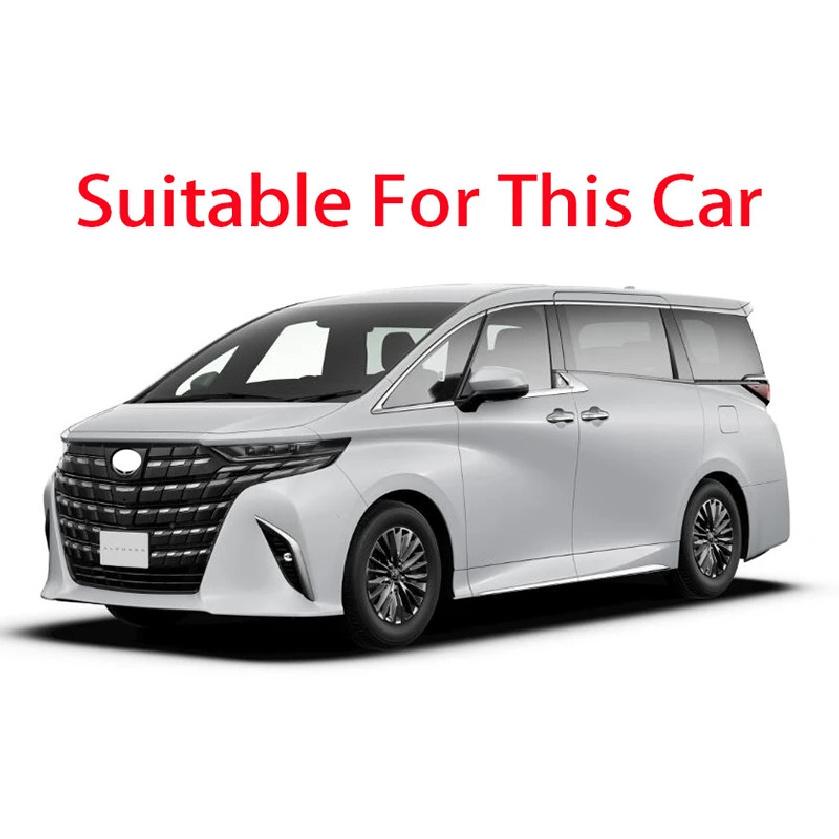 Middle Screening Mesh Front Grille Mesh For Toyota Alphard 2019-2024 Front Grille Net Cover Stainless steel Car Accessories