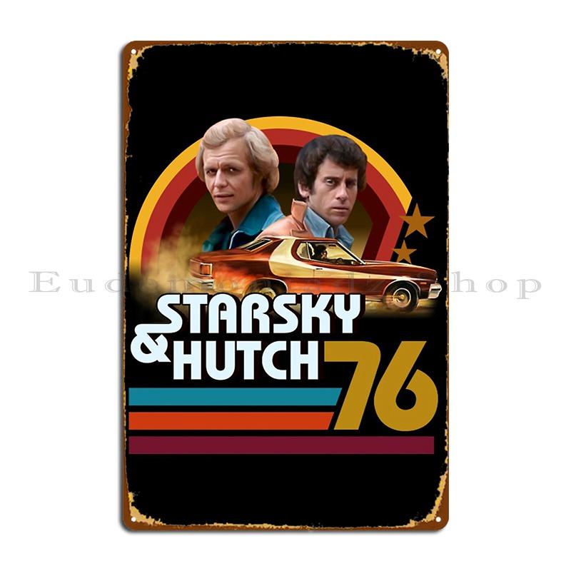 Starsky And Hutch T Shirtstarsky And Hutch Metal Sign Wall Custom Design Decoration Home Wall Decor Tin Sign Poster