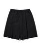 Kimwear Nylon Deep One-Pleat Bermuda Elastic Pants_4 Color