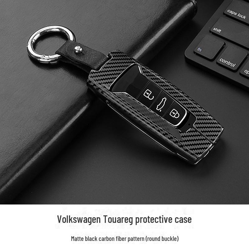 Металлический защитный чехол для ключа Volkswagen Touareg с брелком
