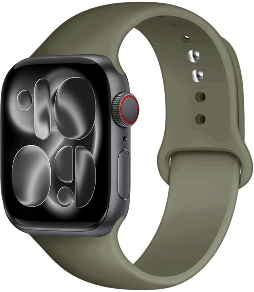 Силиконовый ремешок Для Apple Watch 11 band 44mm 40mm 49mm 45mm 41mm 38 46mm 42mm correa bracelet iWatch series 9 8 7 6 SE ultra 2 3