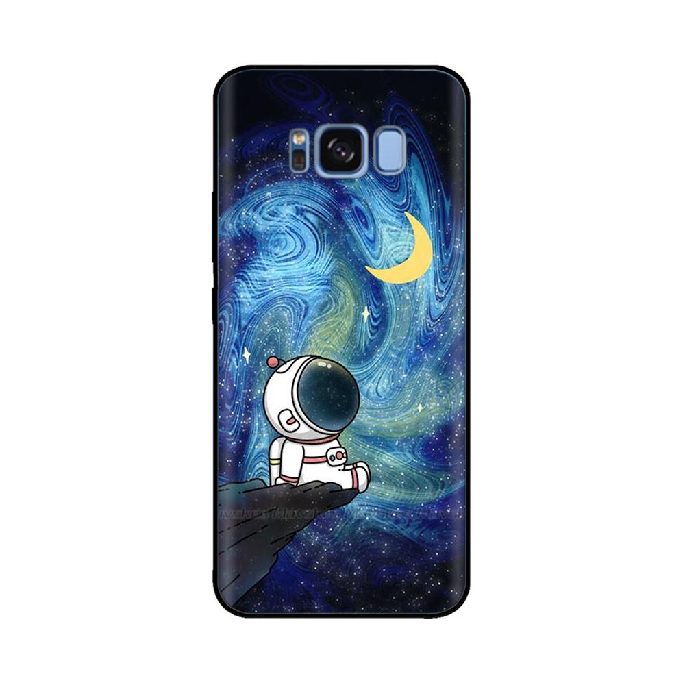 Чехол для телефона Samsung Galaxy S8 Plus Сердце-Бабочка Funda Для Samsung S8 S8Plus Чехлы Жидкий Силиконовый Бампер GalaxyS8 Оболочки