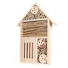 Garden Outdoor Wooden Insect Bee House Wood Bug Room Shelter Nesting Box Decoration