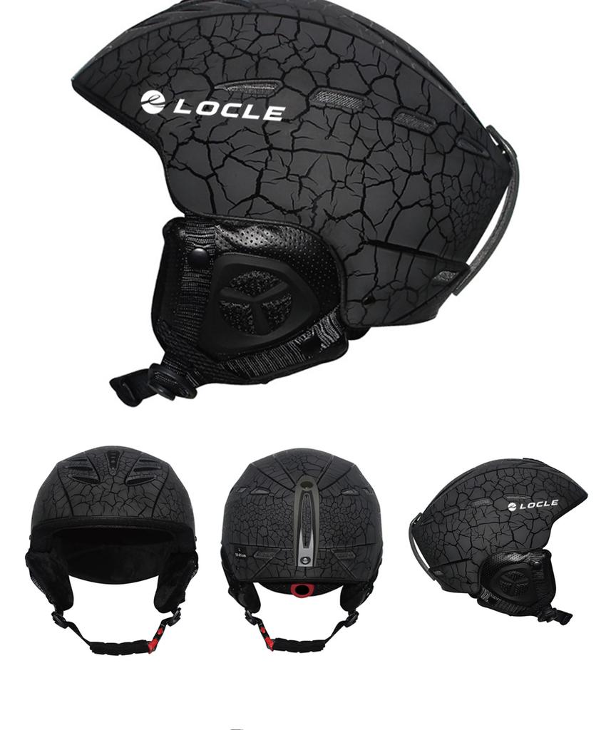 LOCLE Лыжный шлем Мужчины Спорт на открытом воздухе Лыжный шлем Женщины Дети Сертификация CE Лыжный шлем для скейтборда Сноуборд S/M/L/XL 52-64 см DFHD