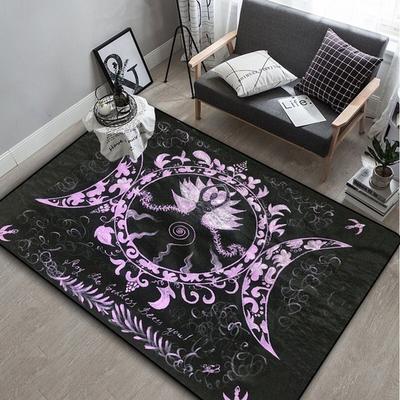 Тройная Луна, Пентаграмма, Алтарь, Таро, Witchy, коврик для пола, Witchy Rug In Black Witch, Essential, коврик для алтаря, готический декор, Мандала, пушистый коврик