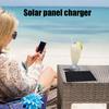 Portable Solar Panel Charger High Conversion Efficiency Universal Outdoor 1.5W 6V Emergency Power Panel for Phones Fans