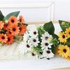 15 Heads Simulated Decorative Daisies Multicolors Chrysanthemum False Flower  Home Decoration