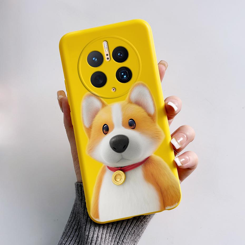 Чехлы для телефона Huawei Mate 50 Pro Милый Кролик Панды Чехол Для Huawei Mate50 Pro Mate 50Pro Мягкий Силиконовый Ударопрочный Задний Чехол