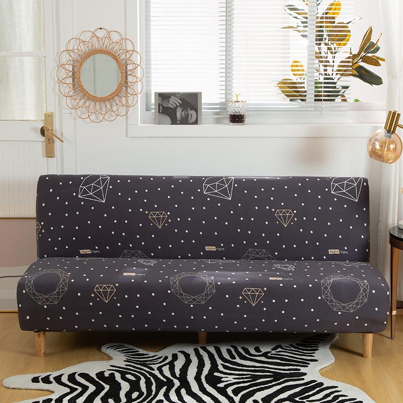 All-Inclusive Folding Sofa Bed Cover Stretch One-Piece Sofa Cover Without Armrest Can Be Used Directly