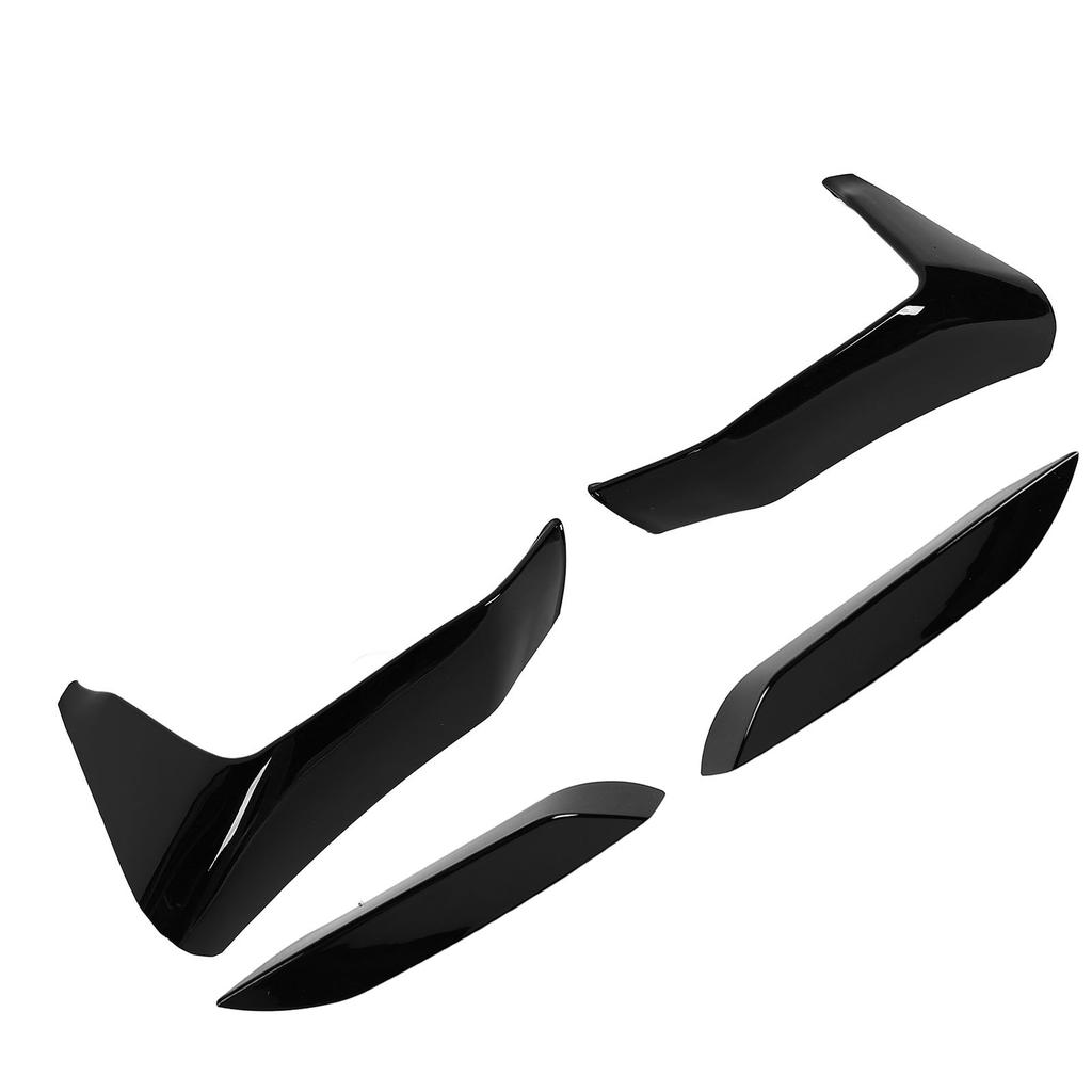 4Pcs Front Bumper Grille Fog Light Spoiler Set ABS Improve Sporty Appearance Front Bumper Splitter for F80 F82 F8 4