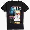 Печально известный БОЛЬШОЙ. BIG RIP ПОКОЙСЯ С МИРОМ Biggie Smalls Хлопок 100% Футболка Мужские Футболки Топ НОВЫЙ 100% Оригинал