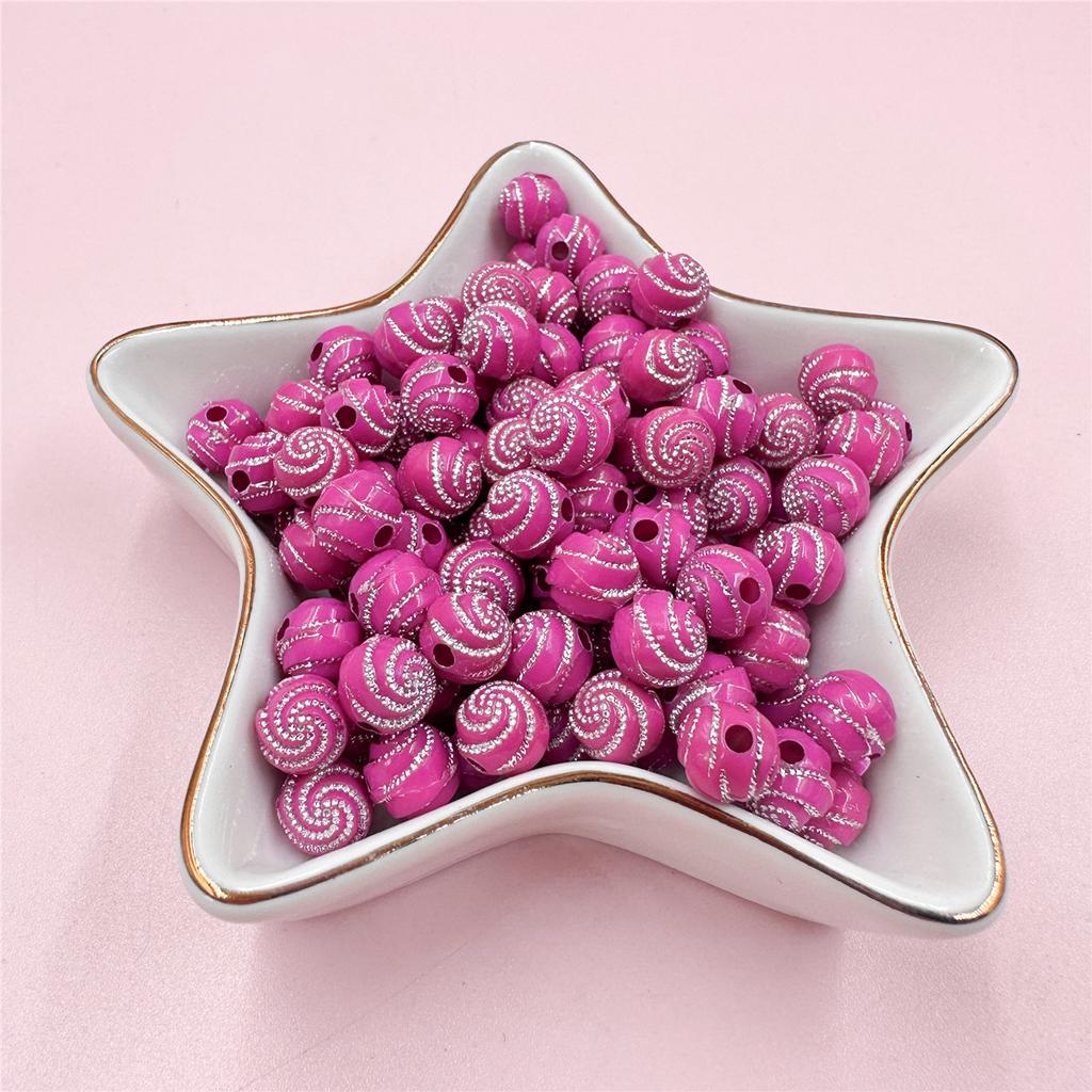 Ожерелья Изготовление ювелирных изделий 8 мм Бусины россыпью 100 шт Бусины-разделители Акриловый браслет со стразами