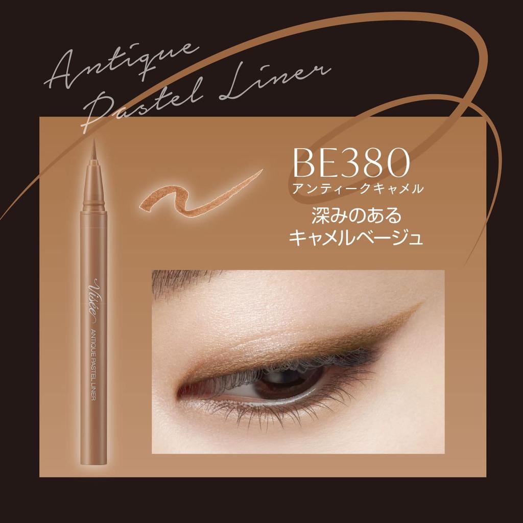 Visee Riche Antique Pastel Liner BE380 Antique Camel Liquid Eyeliner 0.35mL