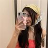 Summer Sweet Retro Lace Hair Scarf Women Pastoral Style Triangle Turban Headband