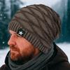 Windproof Fleece Pile Cap Thickened Beanies Hat Fashion Hood Cap Outdoor