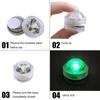 10Pcs Mini Submersible RGB Led Light with Remote for Vase Fish Tank Hot Tub Pool