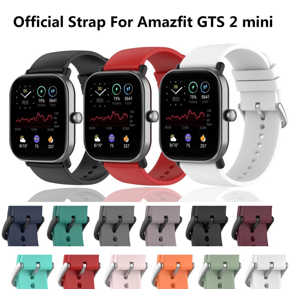 Silicone Watch Band For Huami Amazfit GTS 2 Series Replacement Strap