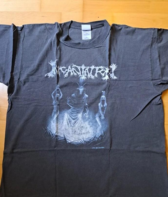 Remake Incantation Diabolical Canadian Conquest 1999 tour shirt
