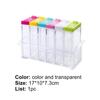 6Pcs/Set Seasoning Box with Tray Condiment Storage Plastic Moisture-Proof Salt Jar