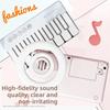 Portable Design Learning Piano Keyboard 7 Colors LED Electronic Organ Keyboard  Birthday Gift