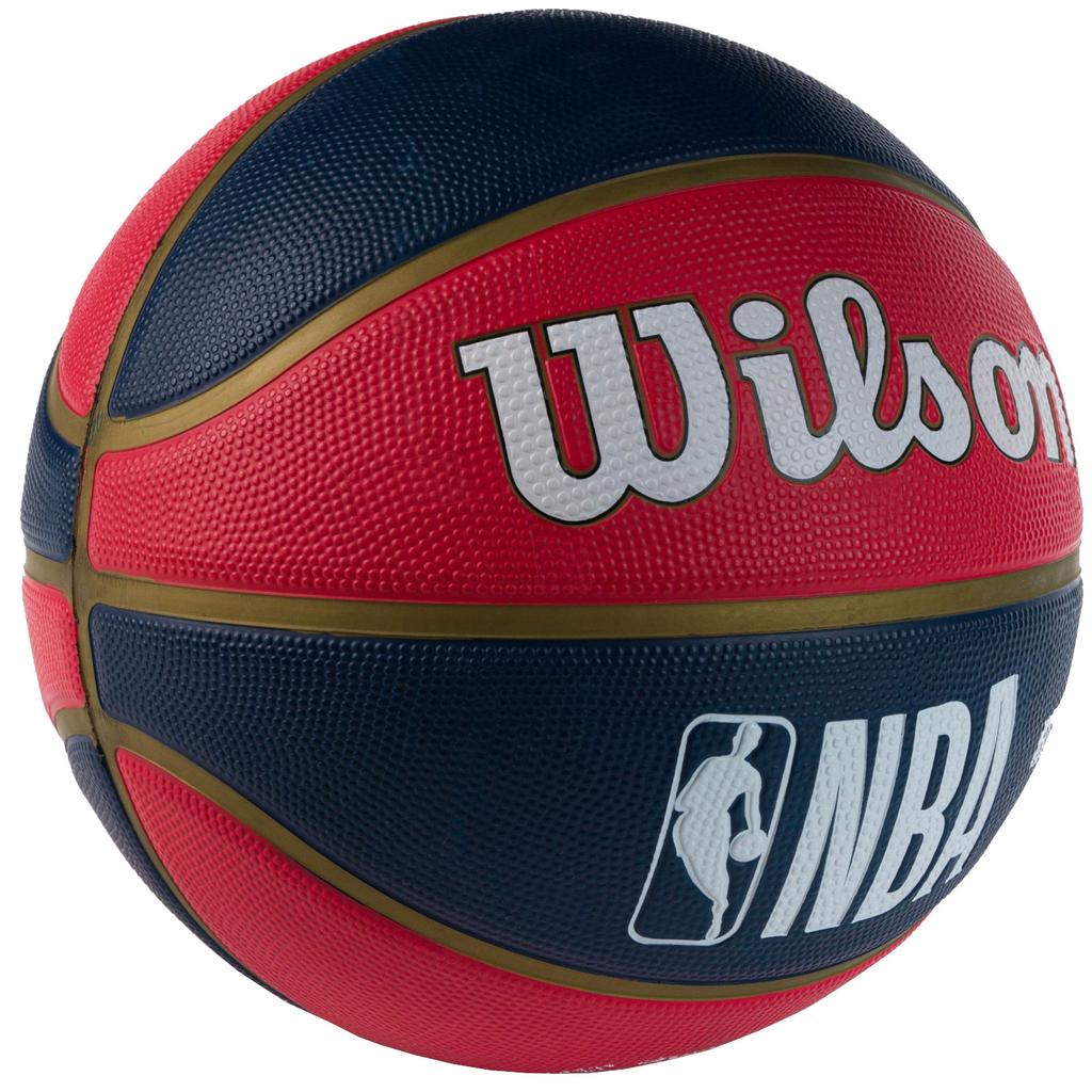 Wilson Баскетбольный мяч команды НБА New Orleans Pelicans, Унисекс, красный