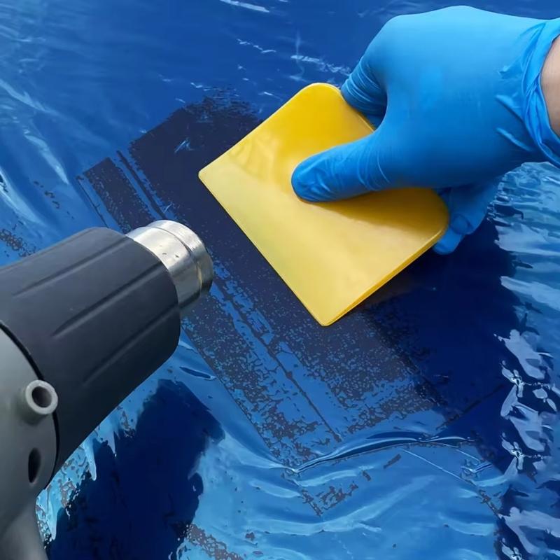 Plastic Film Scraper Set Flat Squeegee Body Filler Spreader for Auto Film Fitting, Clear Film Application and Panel Wiping