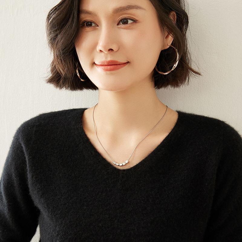 Женский кашемировый свитер Qinghe cashmere 100% кашемир осенне-зимний кашемировый пуловер мягкий и теплый