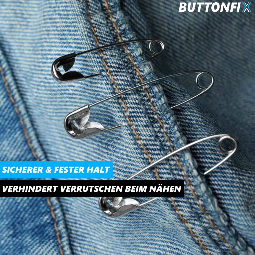 Комплект кнопок BUTTONFIX, кнопки, латунные кнопки для шитья кожаной одежды, курток