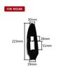 Carbon Fiber Interior Passenger Side Door Control Cover Trim For Nissan 370Z