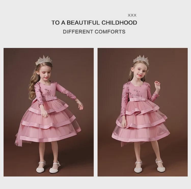 Платье-пачка принцессы для девочек международного класса - наряд для подиума и сцены